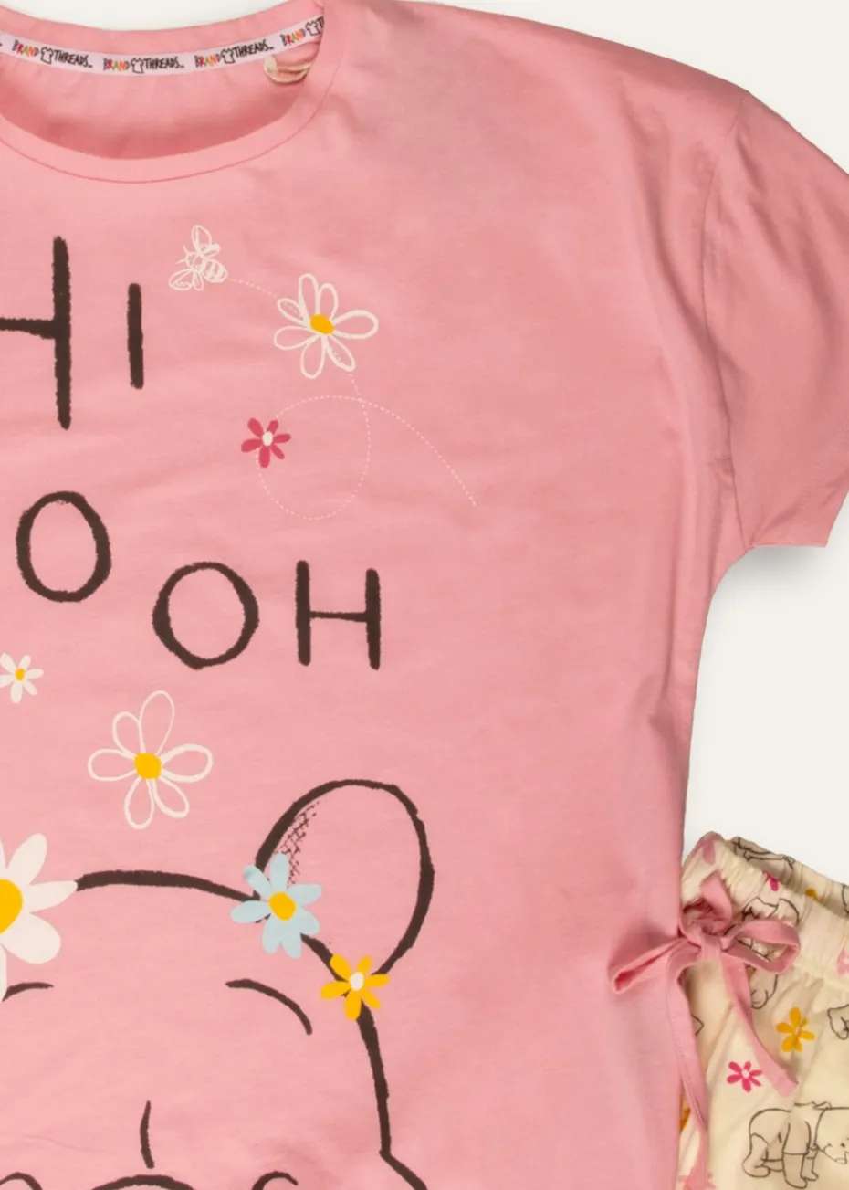 Winnie The Pooh Multi Short Pyjama Set