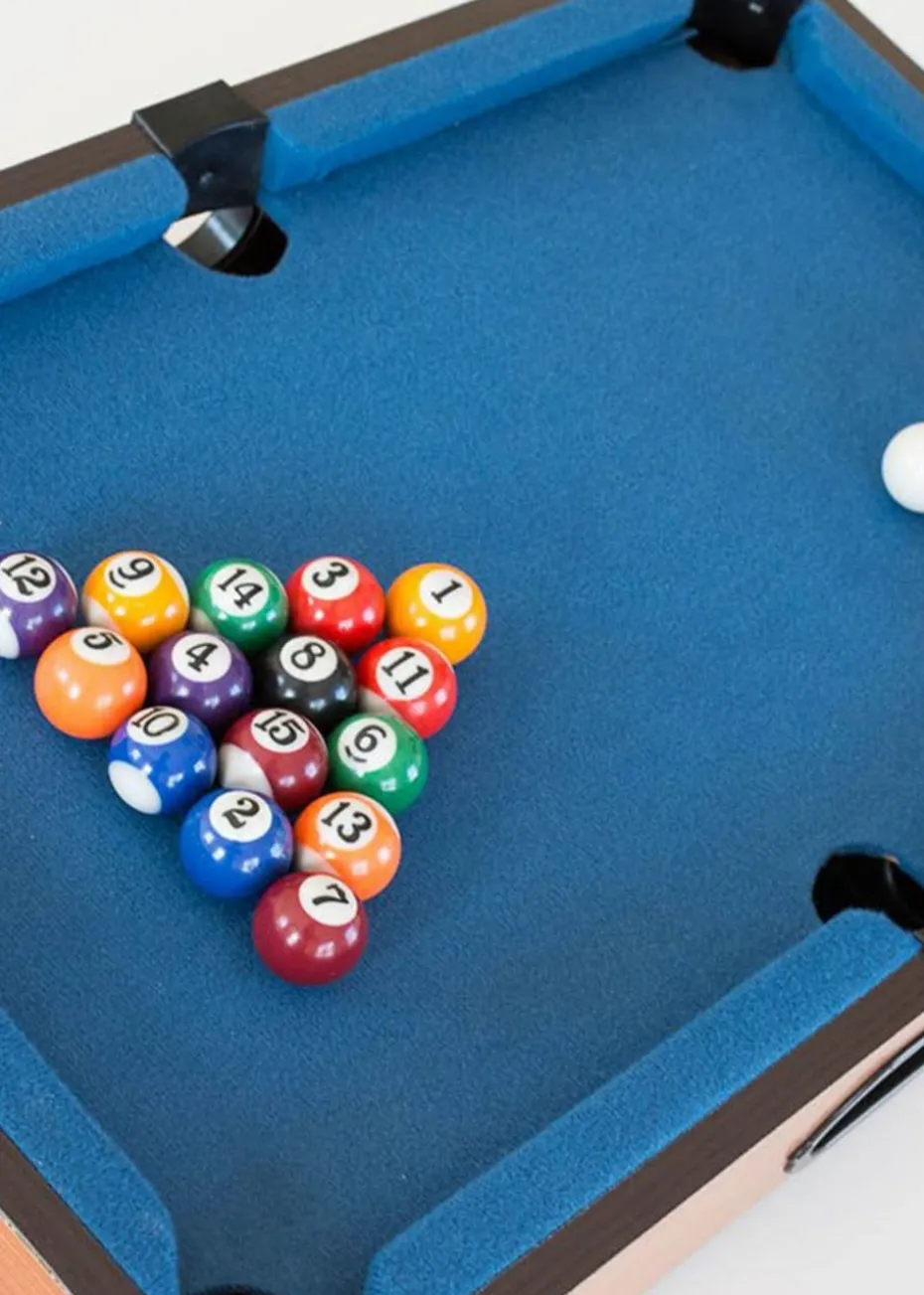 winning Blue Table Top Pool