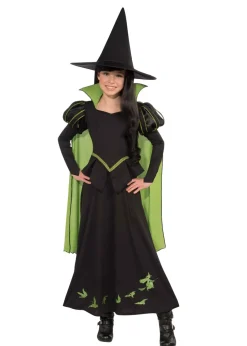 Wizard of Oz Kids Wicked Witch Of West Costume (3-12 Yrs)