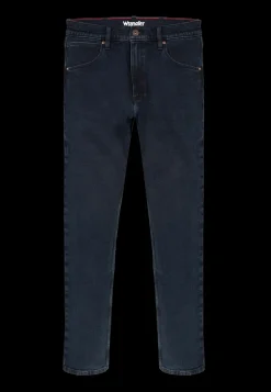 Wrangler Blue Black Straight Fit Jeans