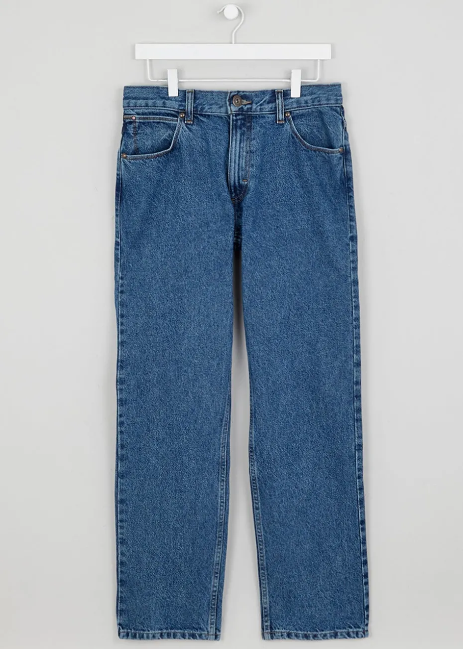 Wrangler Blue Straight Fit Jeans