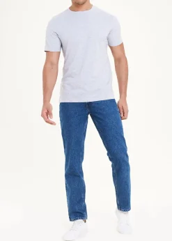 Wrangler Blue Straight Fit Jeans
