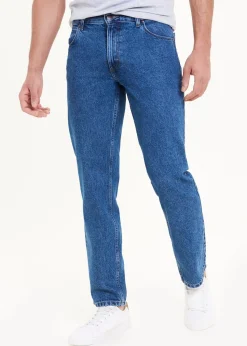 Wrangler Blue Straight Fit Jeans