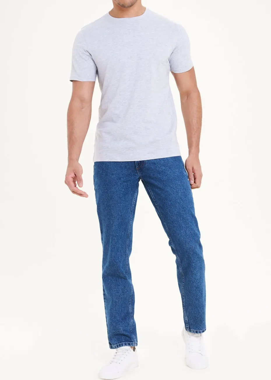 Wrangler Blue Straight Fit Jeans