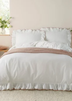 Wylder Blousey Cotton Ruffle Duvet Cover Set