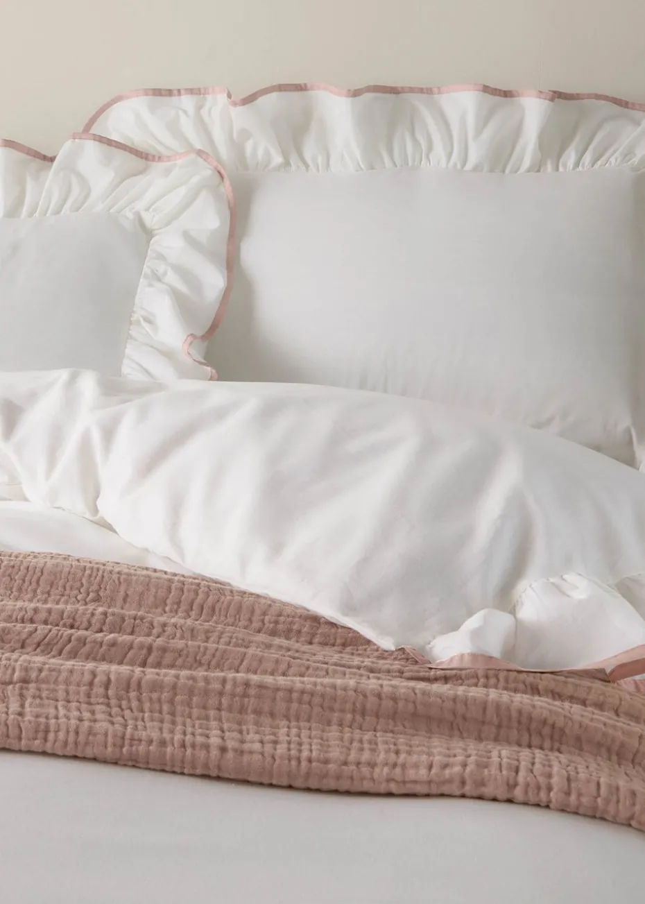 Wylder Blousey Cotton Ruffle Duvet Cover Set