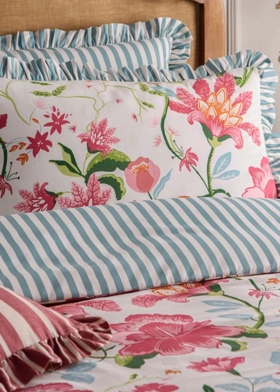 Wylder Claudia Floral Ruffle Duvet Cover Set