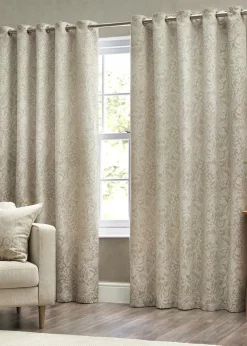 Wylder Nature Bali Botanical Jacquard Eyelet Curtains