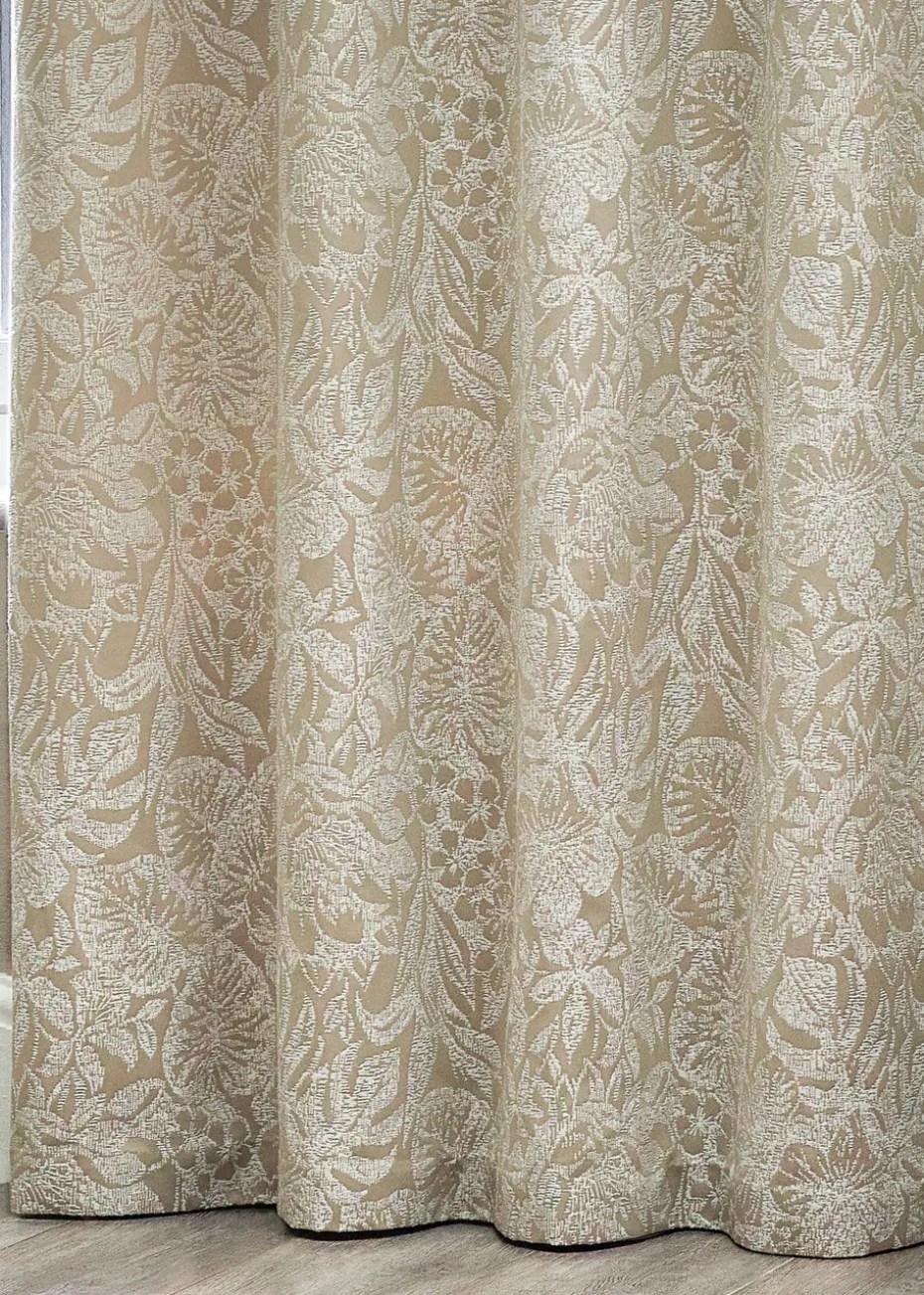 Wylder Nature Bali Botanical Jacquard Eyelet Curtains