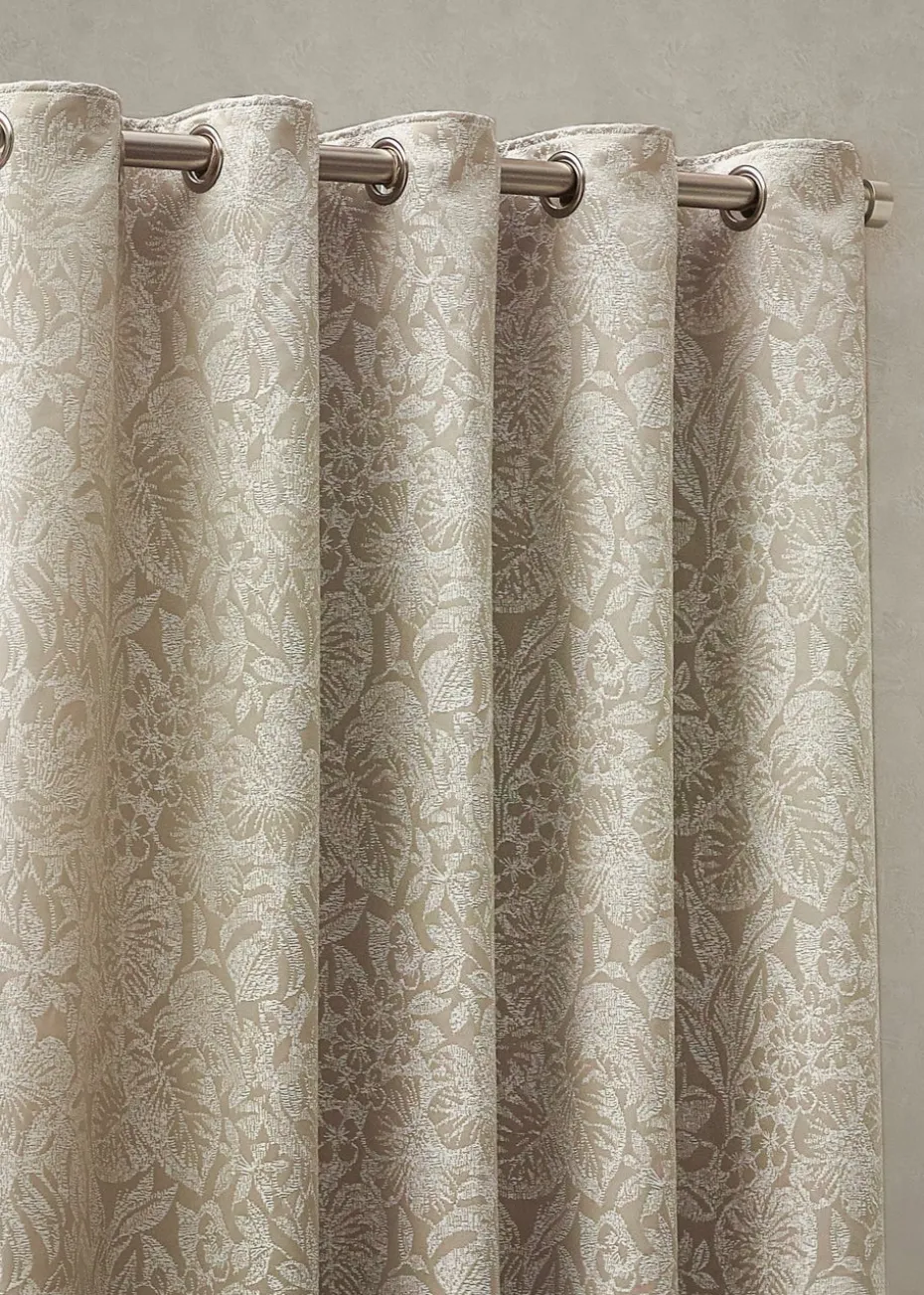 Wylder Nature Bali Botanical Jacquard Eyelet Curtains