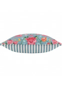 Wylder Nature Light Blue Claudia Floral Outdoor Outdoor Cushion