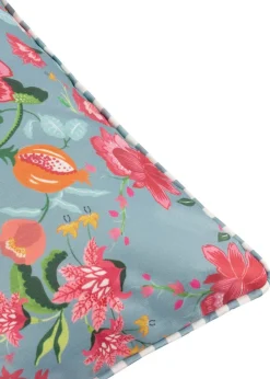 Wylder Nature Light Blue Claudia Floral Outdoor Outdoor Cushion