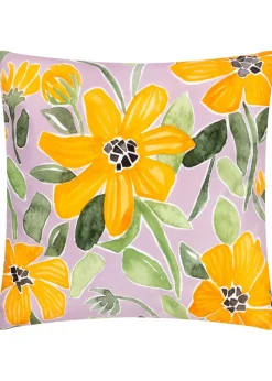 Wylder Nature Lilac Flower Filled Outdoor Cushions (43cm x 43cm x 8cm)