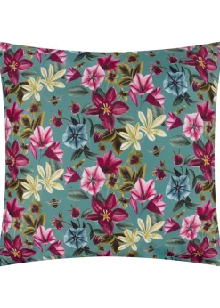 Wylder Nature Midnight Garden Bee Outdoor Filled Cushion (43cm x 43cm x 8cm)