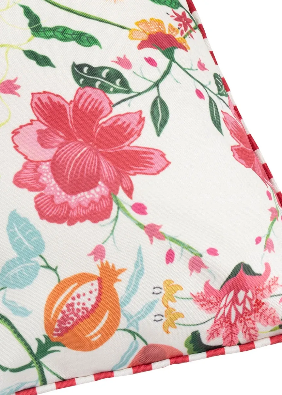 Wylder Nature Red Claudia Floral Outdoor Outdoor Cushion