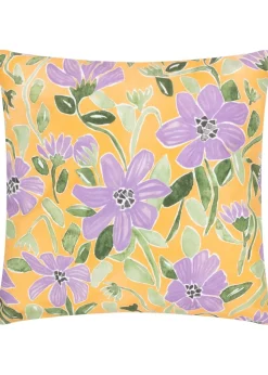 Wylder Nature Yellow Flower Filled Outdoor Cushions (43cm x 43cm x 8cm)