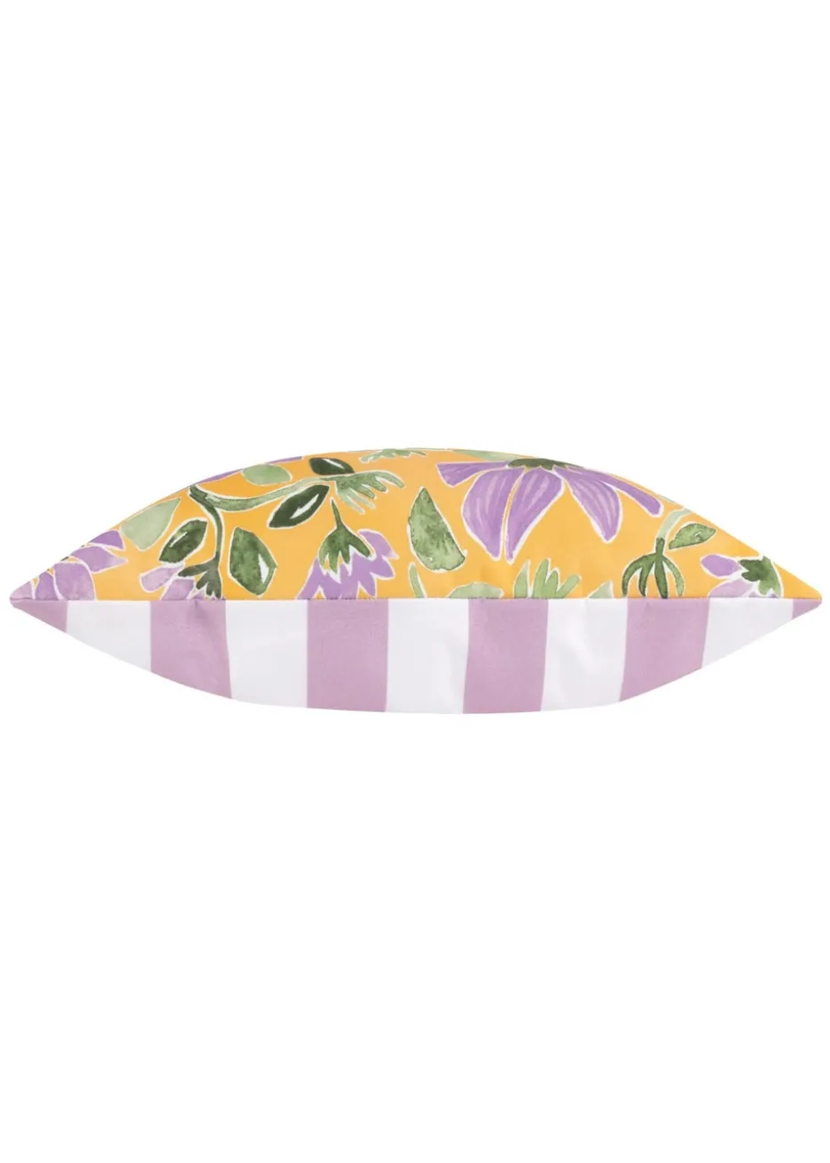 Wylder Nature Yellow Flower Filled Outdoor Cushions (43cm x 43cm x 8cm)