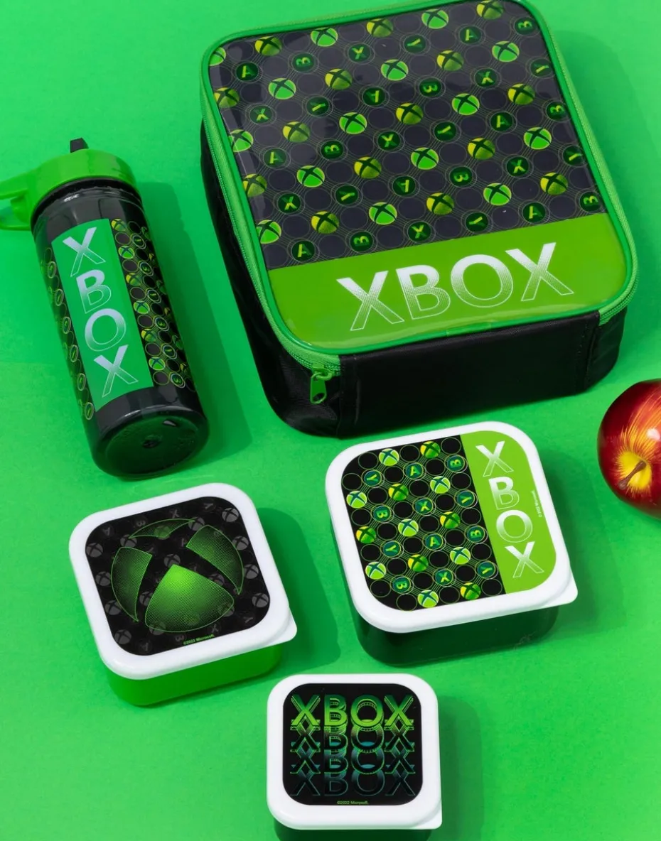 Xbox 5 Piece Green Lunch Bag Set