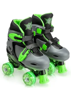 Xootz Quad Led Skates Green