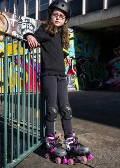 Xootz Quad Led Skates Pink