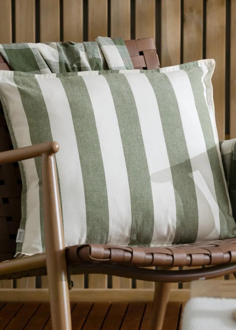 Yard Dark Green Hayle Cotton Outdoor Outdoor Cushion