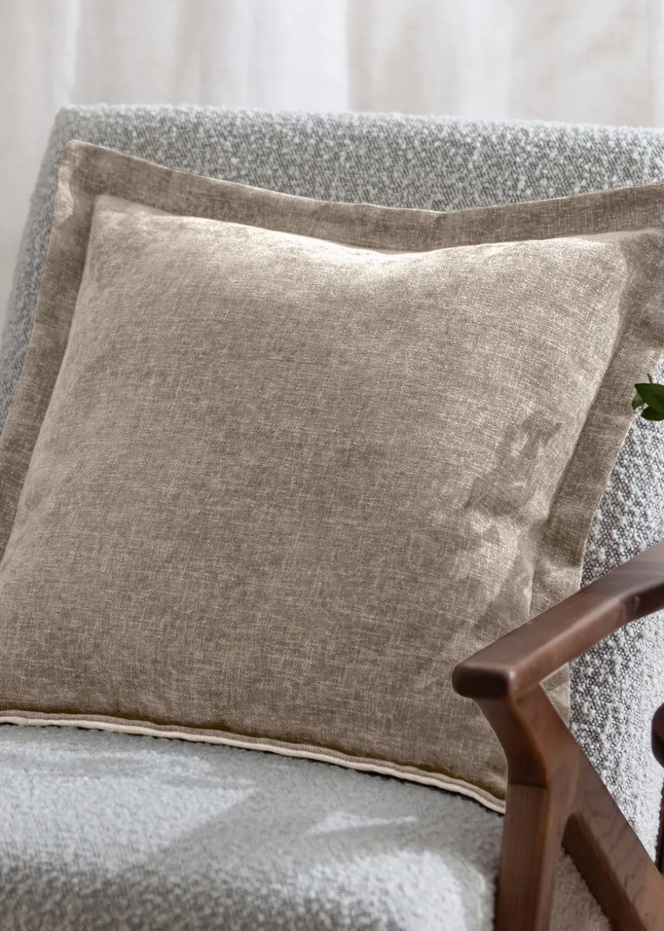 Yard Dune Chenille Natural Cushion (50 x 50 x 8 cm)