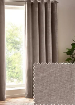 Yard Heavy Chenille Velvet Eyelet Curtains