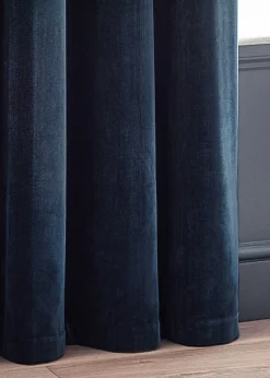 Yard Heavy Chenille Velvet Eyelet Curtains