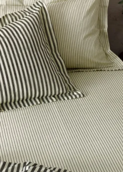 Yard Hebden Melange Stripe Fitted Sheet