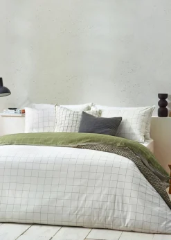 Yard Howarth Check Reversible Duvet Cover Set