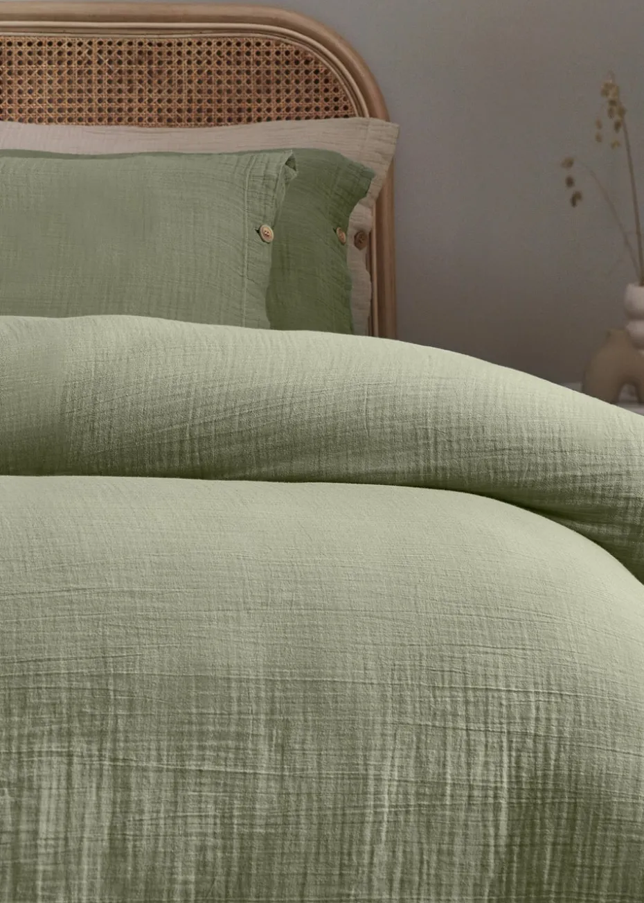 Yard Lark Muslin Cotton Duvet Cover Set