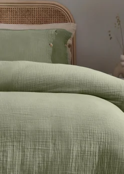 Yard Lark Muslin Cotton Duvet Cover Set