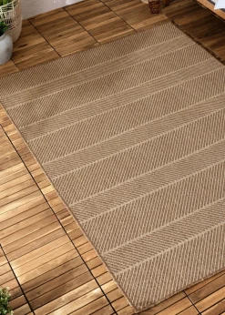 Yard Natural Pentle Jute Effect Indoor/Outdoor Rug