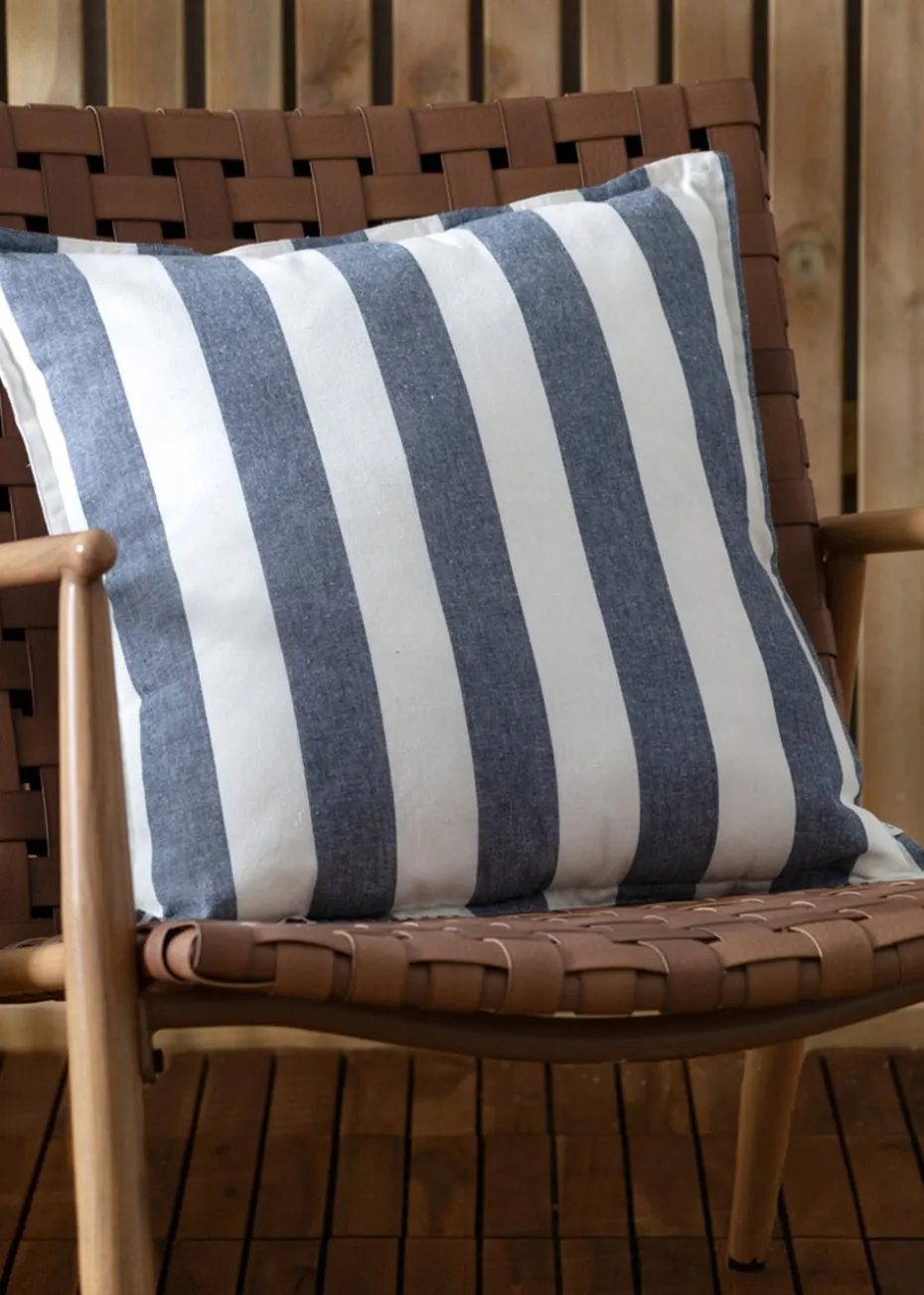 Yard Navy Hayle Cotton Outdoor Outdoor Cushion