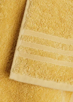 Yellow 100% Egyptian Cotton Towels