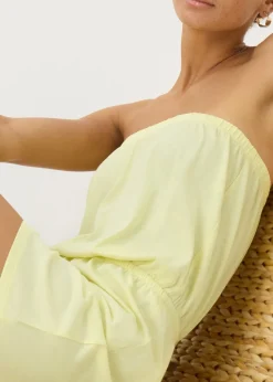 Yellow Bandeau Playsuit