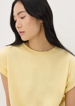 Yellow Regular Short Sleeve T-Shirt