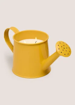 Yellow Watering Can Candle