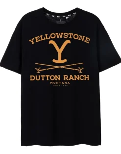 Yellowstone Black Dutton Ranch Short Sleeved T-Shirt