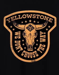 Yellowstone Black We Don't Choose The Way Short Sleeved T-Shirt