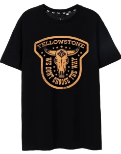 Yellowstone Black We Don't Choose The Way Short Sleeved T-Shirt
