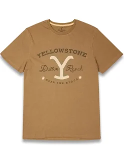 Yellowstone Multicoloured Top Short Sleeve Long Leg Pyjama Set