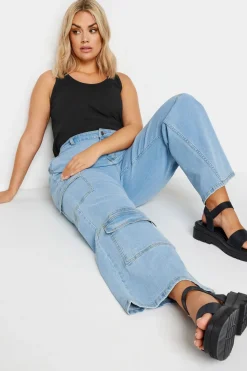 Yours 2 Pack Curve Black & White Longline Vest Tops