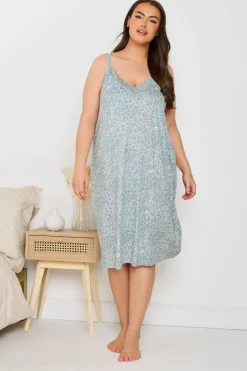 Yours Curve 2 Pack Multi Coloured Animal Print Soft Touch Chemise Nightdresses