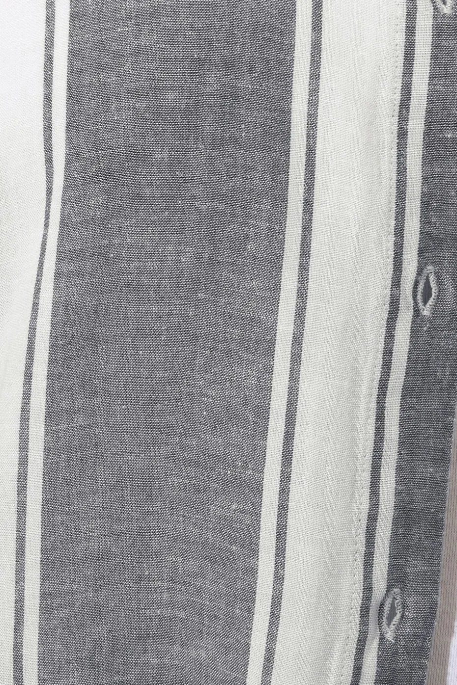 Yours Curve Blue Stripe Linen Shirt