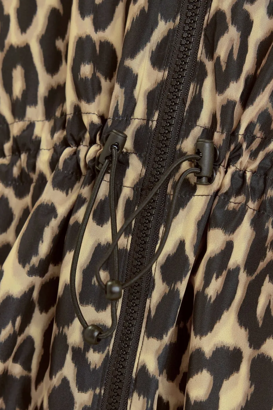 Yours Curve Brown Leopard Print Longline Parka Jacket