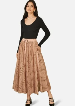 Yumi Black Metallic Knitted Ribbed Top