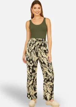 Yumi Green Fine Knit Vest Top