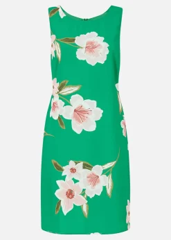 Yumi Green Floral Shift Dress