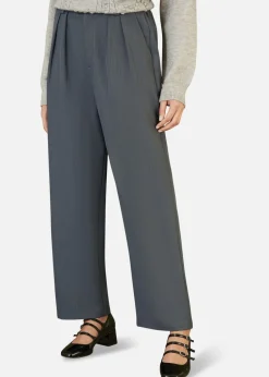 Yumi Grey Wide Leg Trousers